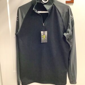 Mens Nike half zip dri -fit long sleeve Canada pullover, size small